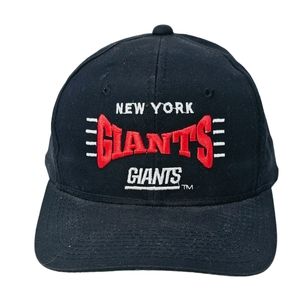 Vtg New York Football Giants‎ Embroidered Snapback Hat Youngan Headwear Team NFL